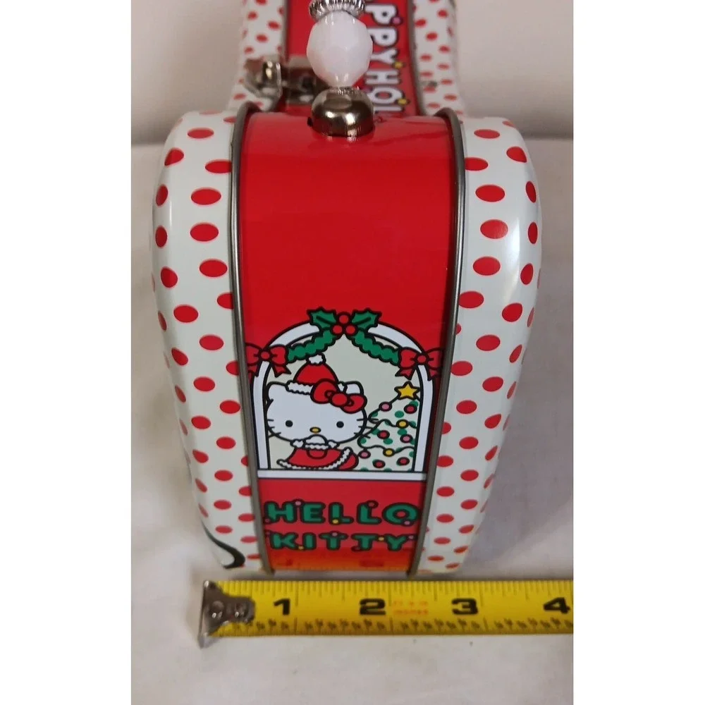 Hello Kitty‎ Carry All Metal Tin Purse Lunch Box Sanrio 2023 Christmas